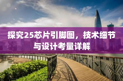探究25芯片引脚图，技术细节与设计考量详解