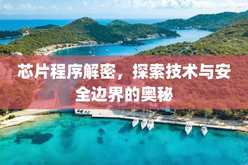 芯片程序解密，探索技术与安全边界的奥秘