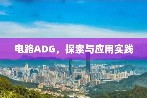 电路ADG，探索与应用实践