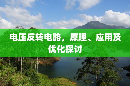 电压反转电路，原理、应用及优化探讨