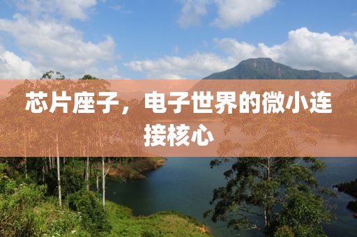 芯片座子，电子世界的微小连接核心