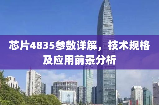 芯片4835参数详解，技术规格及应用前景分析