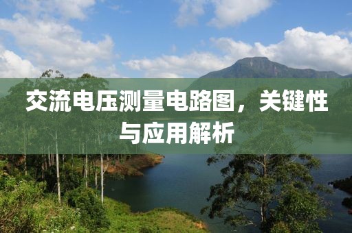 交流电压测量电路图，关键性与应用解析