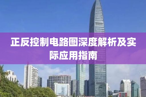 正反控制电路图深度解析及实际应用指南
