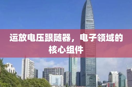 运放电压跟随器，电子领域的核心组件