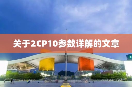 关于2CP10参数详解的文章