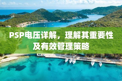 PSP电压详解，理解其重要性及有效管理策略