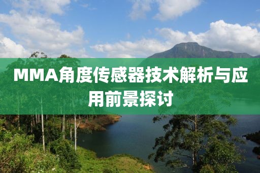 MMA角度传感器技术解析与应用前景探讨