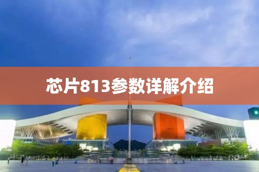 芯片813参数详解介绍