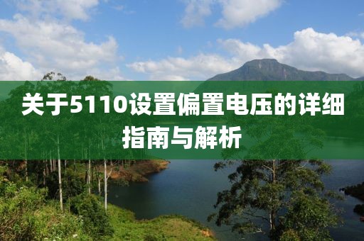 关于5110设置偏置电压的详细指南与解析