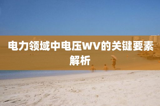 电力领域中电压WV的关键要素解析