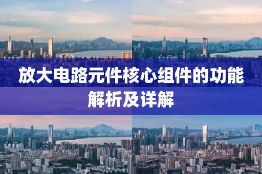 放大电路元件核心组件的功能解析及详解