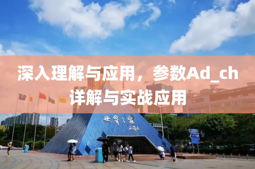 深入理解与应用，参数Ad_ch详解与实战应用