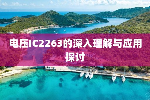 电压IC2263的深入理解与应用探讨