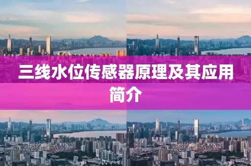 三线水位传感器原理及其应用简介
