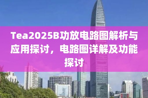 Tea2025B功放电路图解析与应用探讨，电路图详解及功能探讨