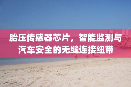 胎压传感器芯片，智能监测与汽车安全的无缝连接纽带