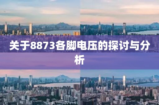 关于8873各脚电压的探讨与分析
