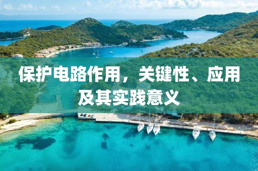 保护电路作用，关键性、应用及其实践意义