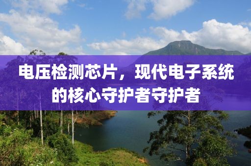 电压检测芯片，现代电子系统的核心守护者守护者