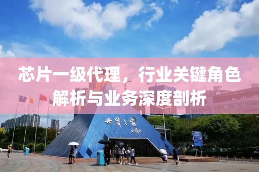 芯片一级代理，行业关键角色解析与业务深度剖析