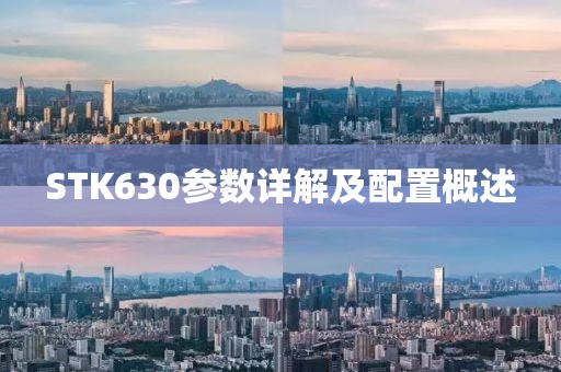 STK630参数详解及配置概述