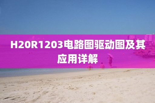 H20R1203电路图驱动图及其应用详解