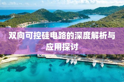 双向可控硅电路的深度解析与应用探讨