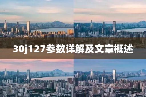 30j127参数详解及文章概述