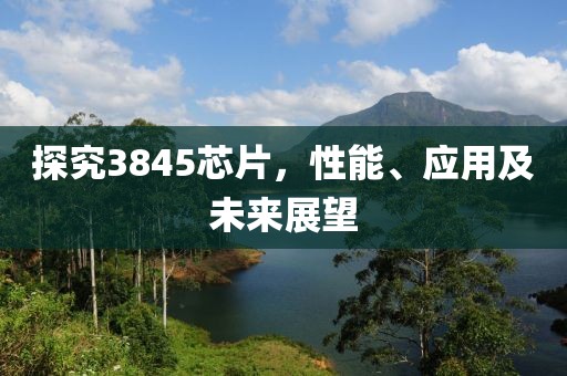 探究3845芯片，性能、应用及未来展望