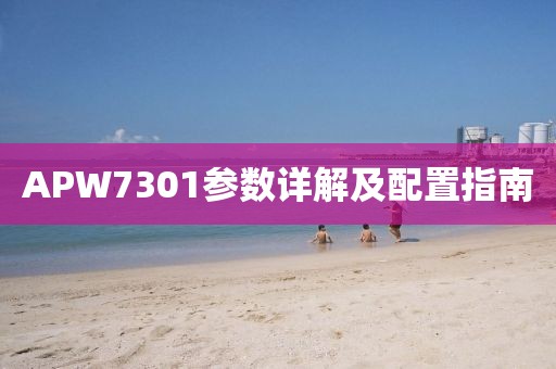 APW7301参数详解及配置指南