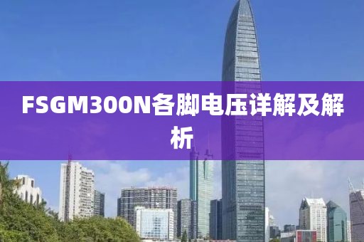FSGM300N各脚电压详解及解析