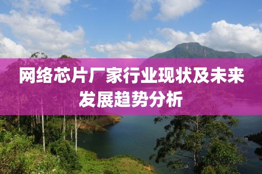 网络芯片厂家行业现状及未来发展趋势分析