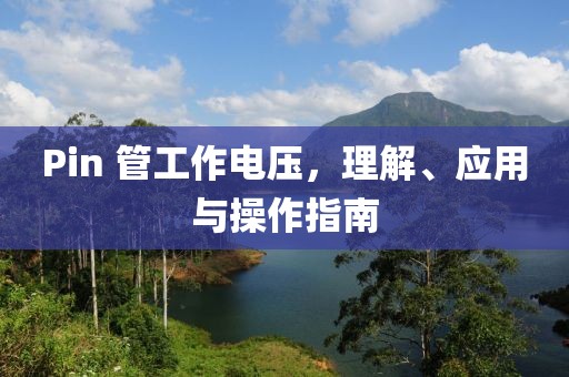 Pin 管工作电压，理解、应用与操作指南