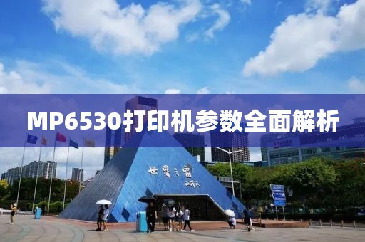 MP6530打印机参数全面解析