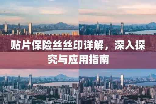 贴片保险丝丝印详解，深入探究与应用指南