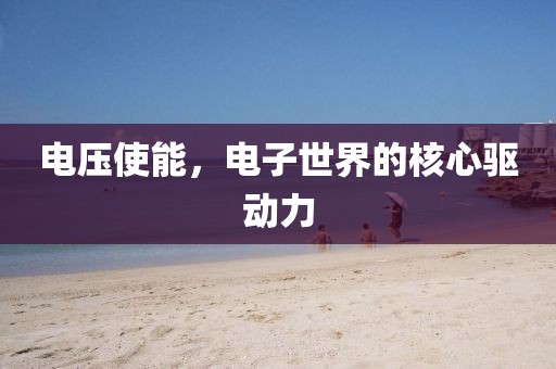 电压使能，电子世界的核心驱动力