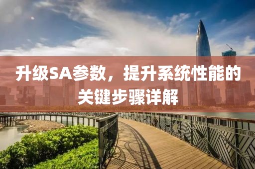 升级SA参数，提升系统性能的关键步骤详解
