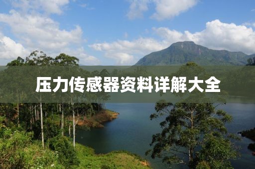 压力传感器资料详解大全