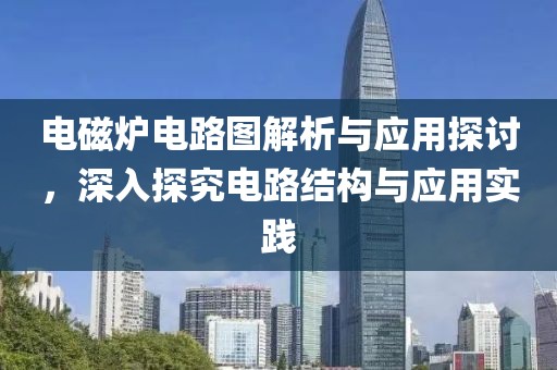 电磁炉电路图解析与应用探讨，深入探究电路结构与应用实践