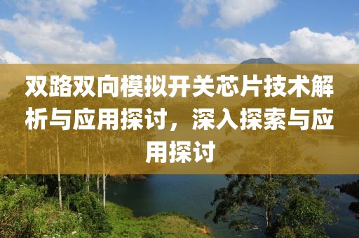 双路双向模拟开关芯片技术解析与应用探讨，深入探索与应用探讨