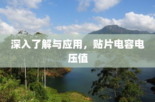 深入了解与应用，贴片电容电压值
