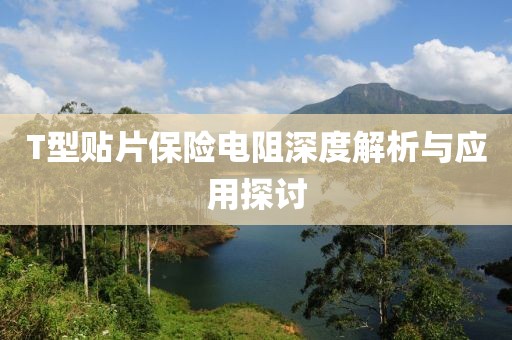 T型贴片保险电阻深度解析与应用探讨