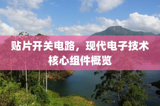 贴片开关电路，现代电子技术核心组件概览