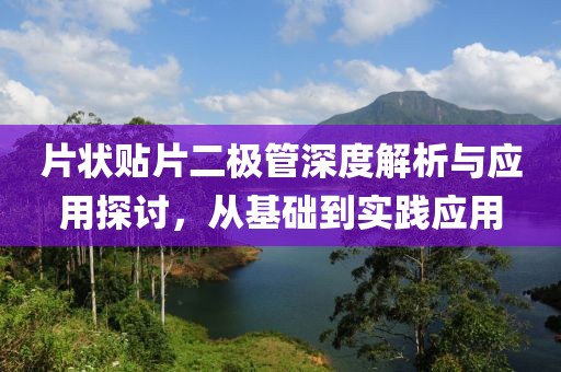 片状贴片二极管深度解析与应用探讨，从基础到实践应用