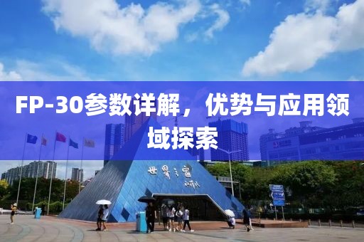 FP-30参数详解，优势与应用领域探索