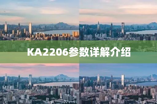 KA2206参数详解介绍