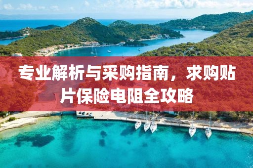 专业解析与采购指南，求购贴片保险电阻全攻略