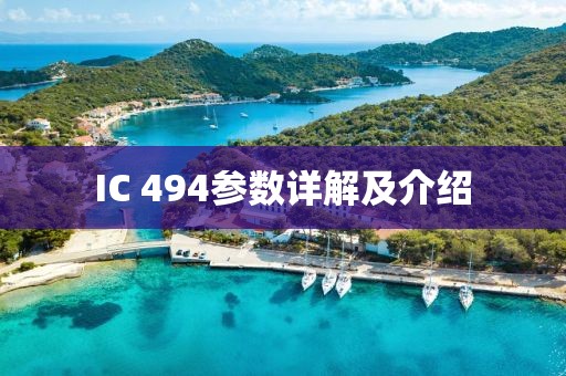 IC 494参数详解及介绍