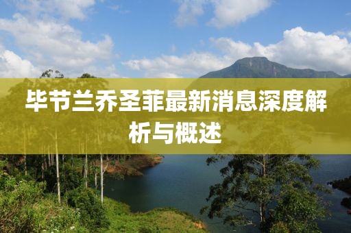 毕节兰乔圣菲最新消息深度解析与概述